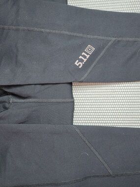 5.11 Tactical Men's Black Jogger Leggings with Logo